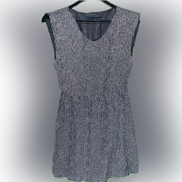 Zara Elegant Black and White Women's Dress - Picture 1 of 3